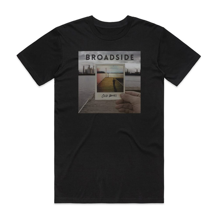 Broadside Old Bones Album Cover T-Shirt Black