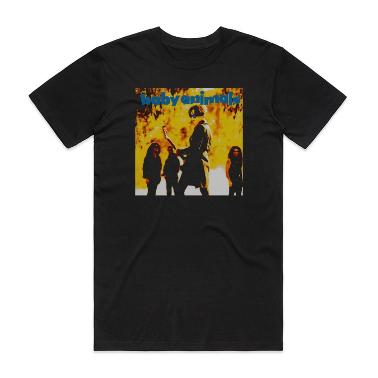 Baby Animals Baby Animals Album Cover T-Shirt Black