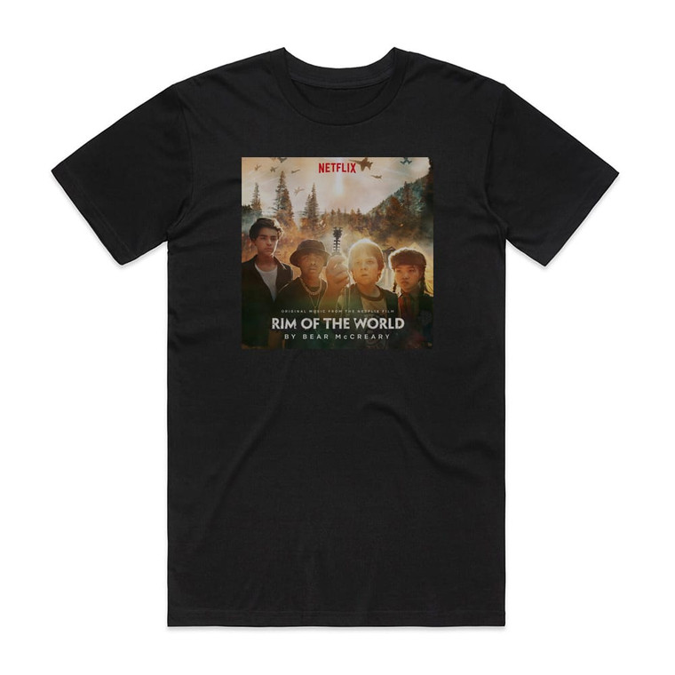 Bear McCreary Rim Of The World Original Music From The Netflix Film Album Cover T-Shirt Black