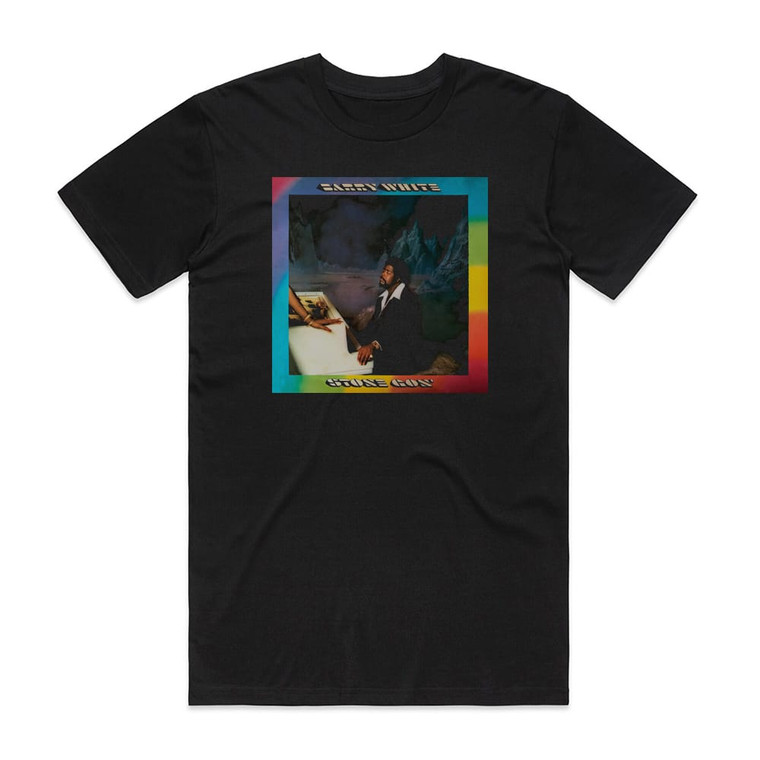 Barry White Stone Gon Album Cover T-Shirt Black