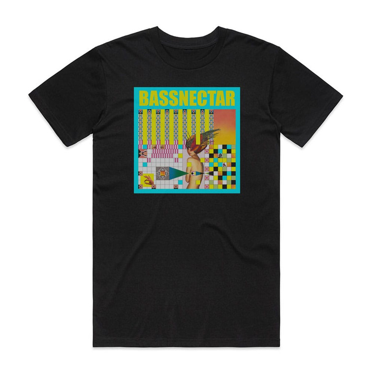 Bassnectar Noise Vs Beauty Album Cover T-Shirt Black