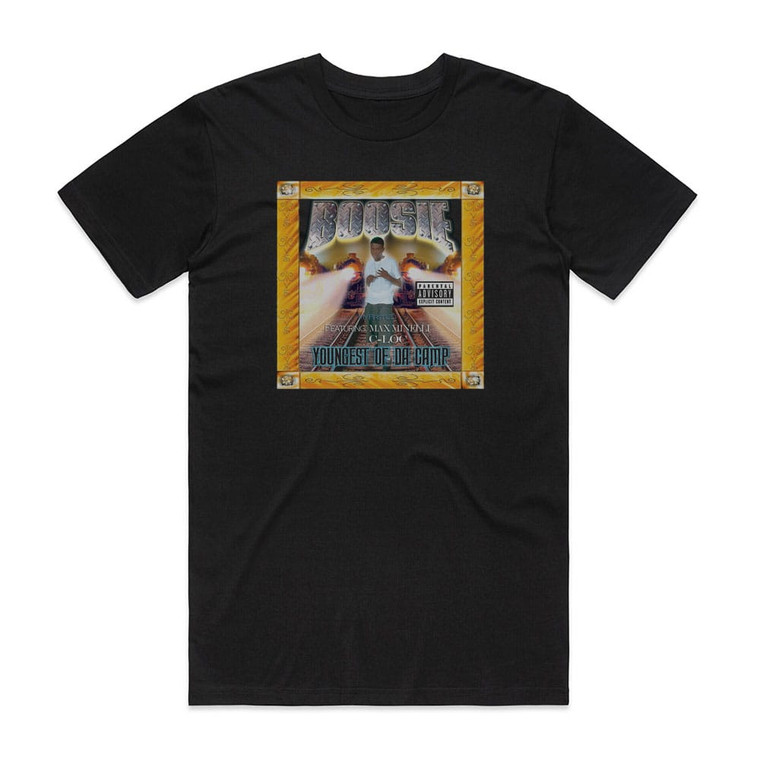 Boosie Badazz Youngest Of Da Camp Album Cover T-Shirt Black