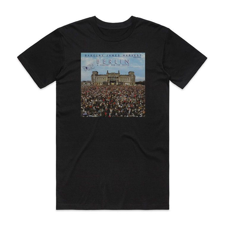 Barclay James Harvest Berlin Album Cover T-Shirt Black