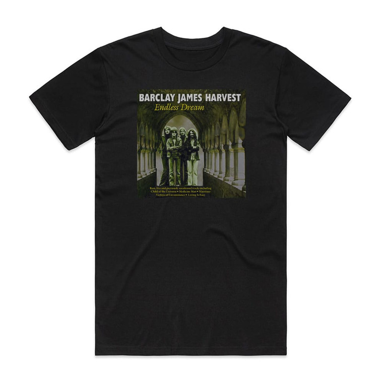 Barclay James Harvest Endless Dream Album Cover T-Shirt Black