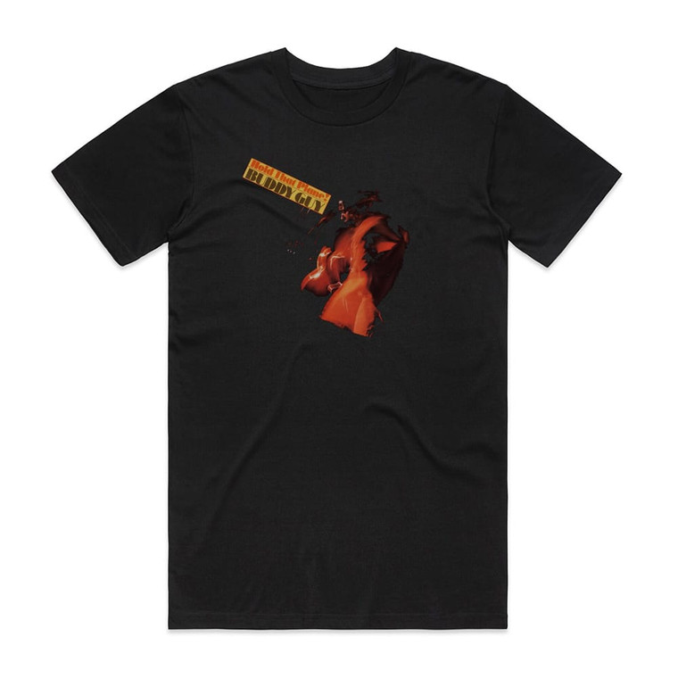 Buddy Guy Hold That Plane Album Cover T-Shirt Black