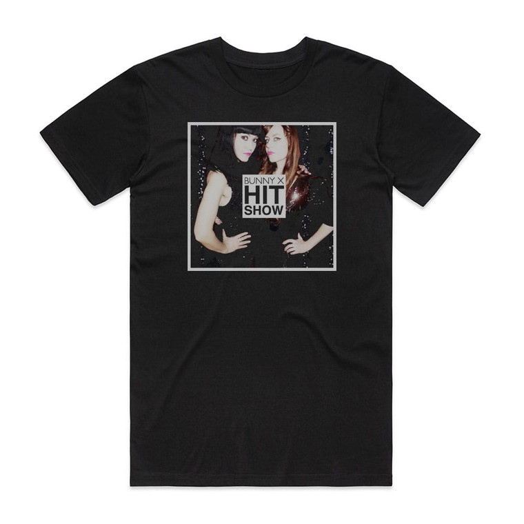 Bunny X Hit Show Album Cover T-Shirt Black