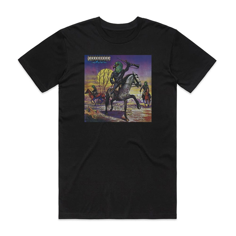 Budgie Bandolier Album Cover T-Shirt Black