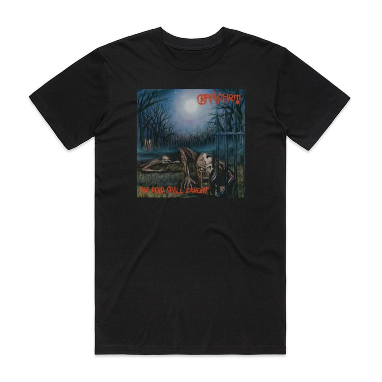 Baphomet The Dead Shall Inherit Album Cover T-Shirt Black