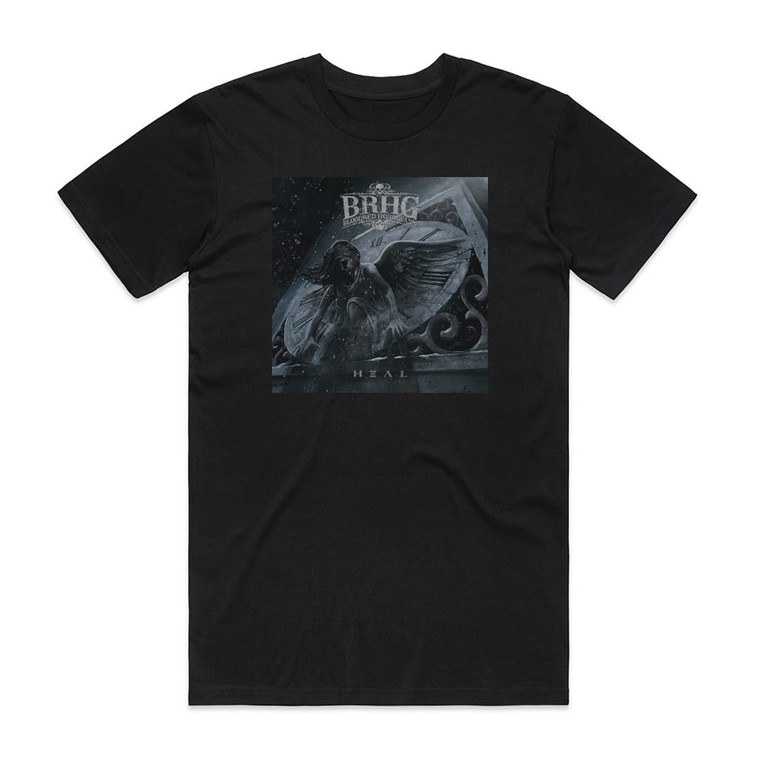 Bloodred Hourglass Heal Album Cover T-Shirt Black