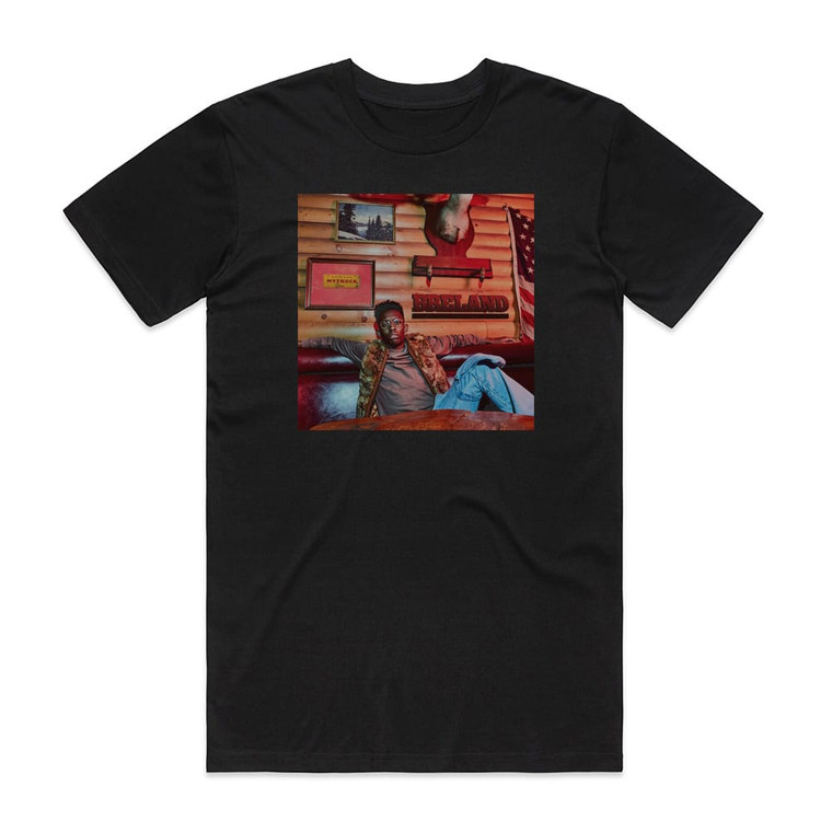 BRELAND Breland Album Cover T-Shirt Black