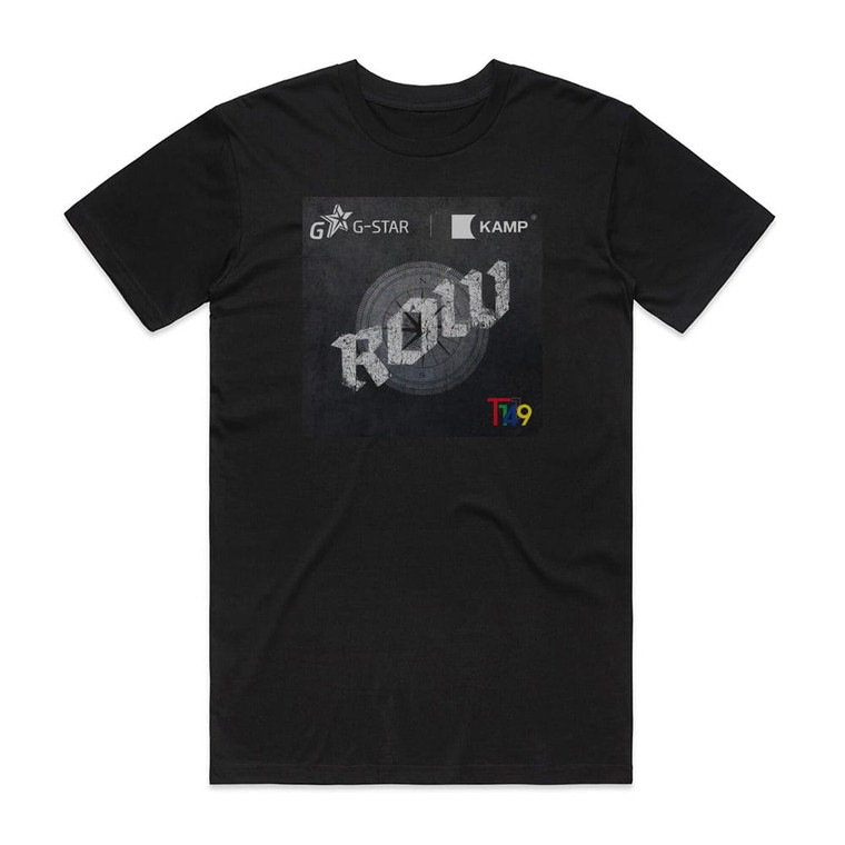 BOY GROUP Row Album Cover T-Shirt Black