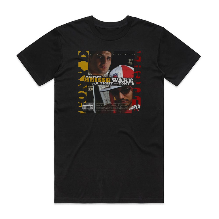 B-Tight Heie Ware Album Cover T-Shirt Black