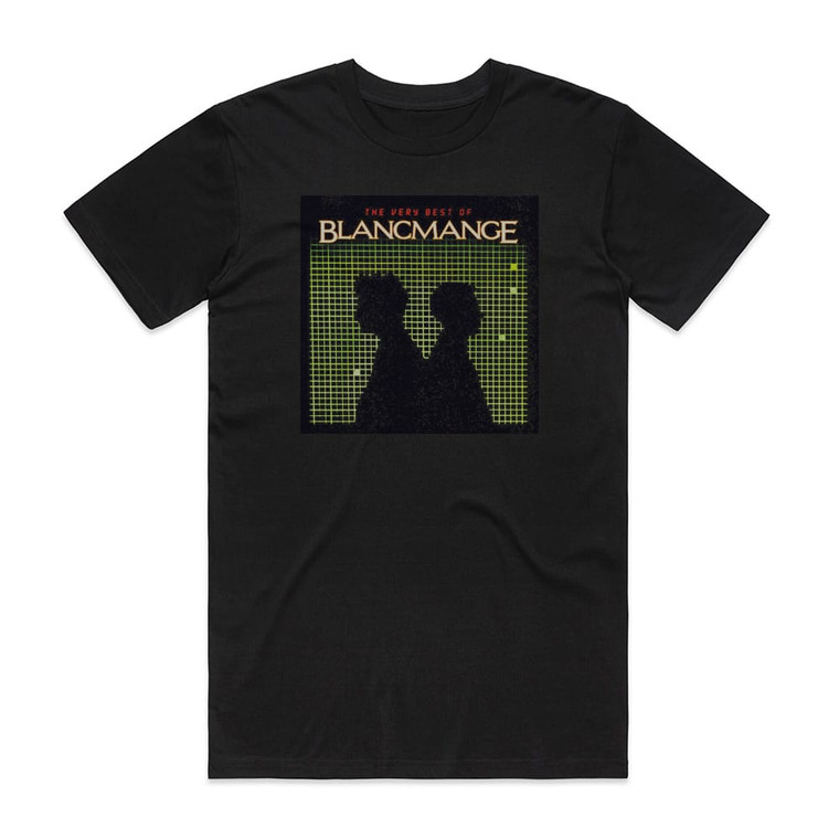 Blancmange The Very Best Of Blancmange Album Cover T-Shirt Black