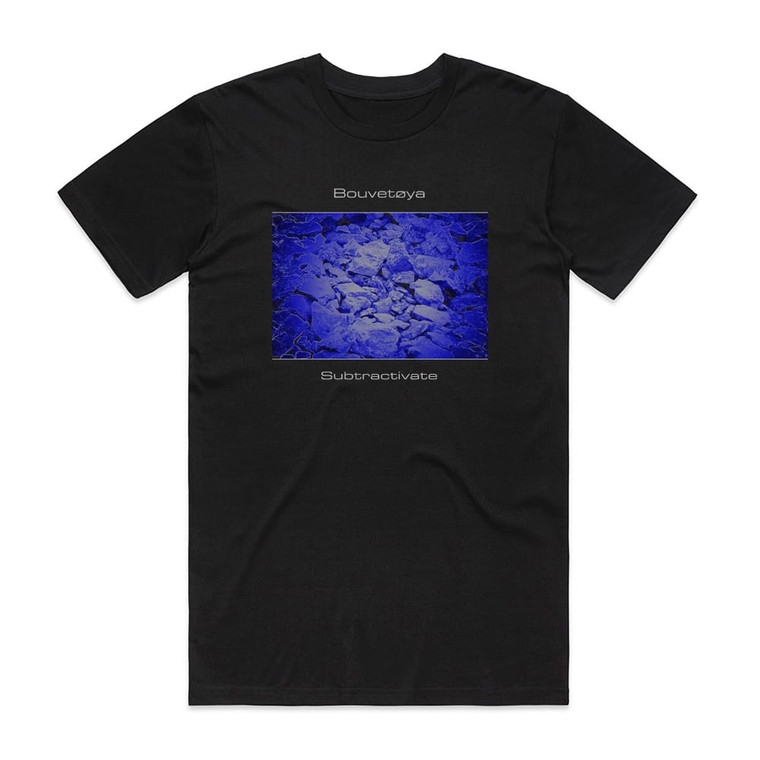 Bouvetoya Subtractivate Album Cover T-Shirt Black