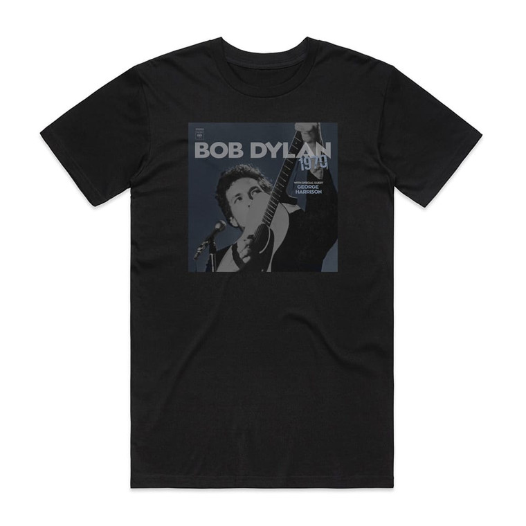 Bob Dylan 1970 Album Cover T-Shirt Black