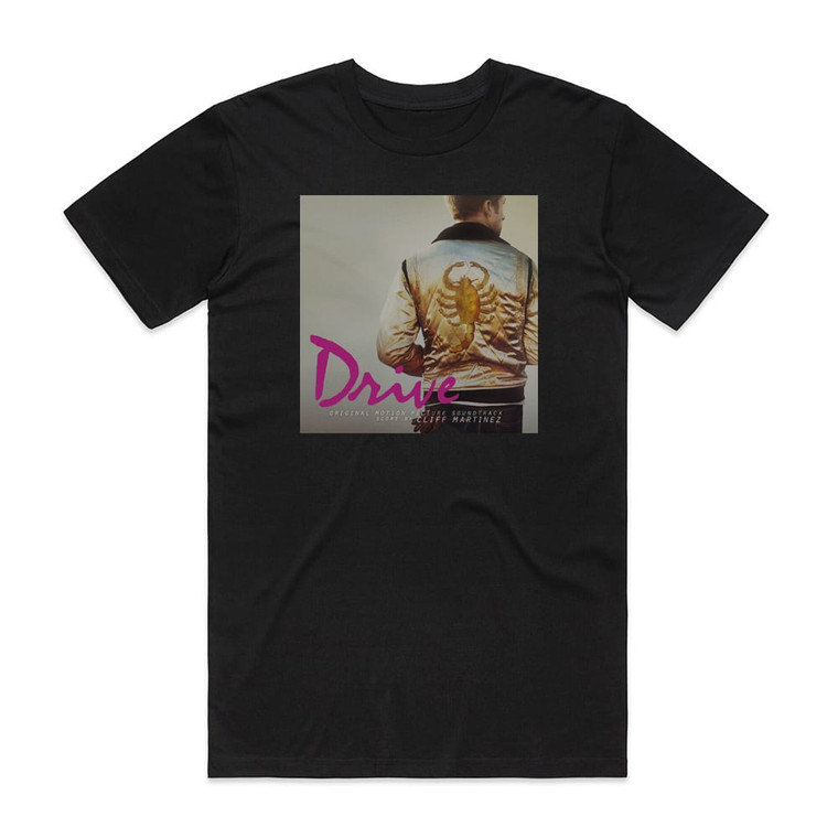 Cliff Martinez Drive Album Cover T-Shirt Black