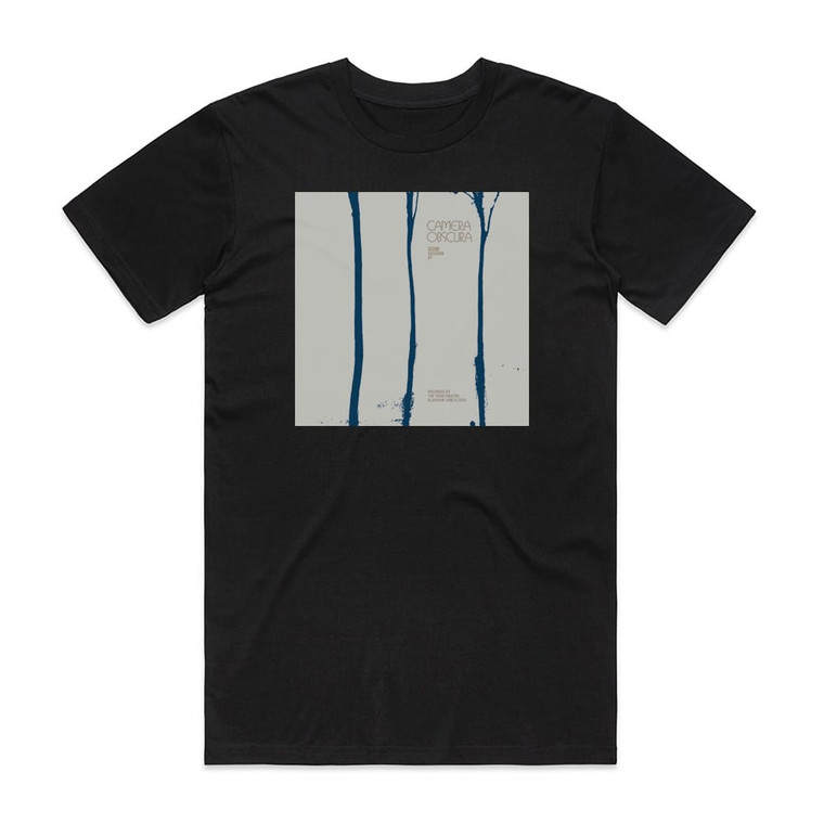 Camera Obscura 4Ad Session Ep Album Cover T-Shirt Black