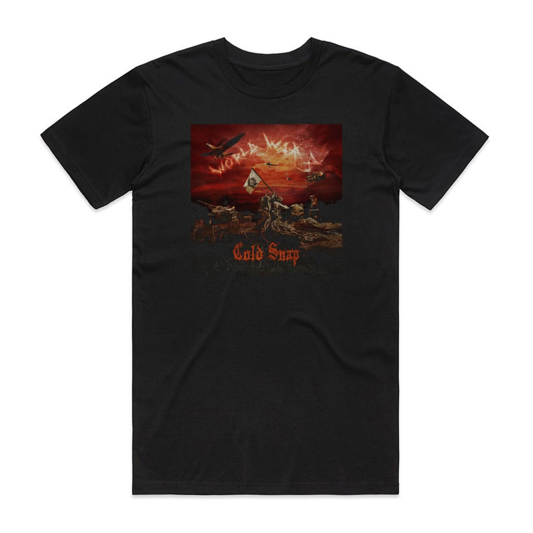 Cold Snap World War 3 Album Cover T-Shirt Black