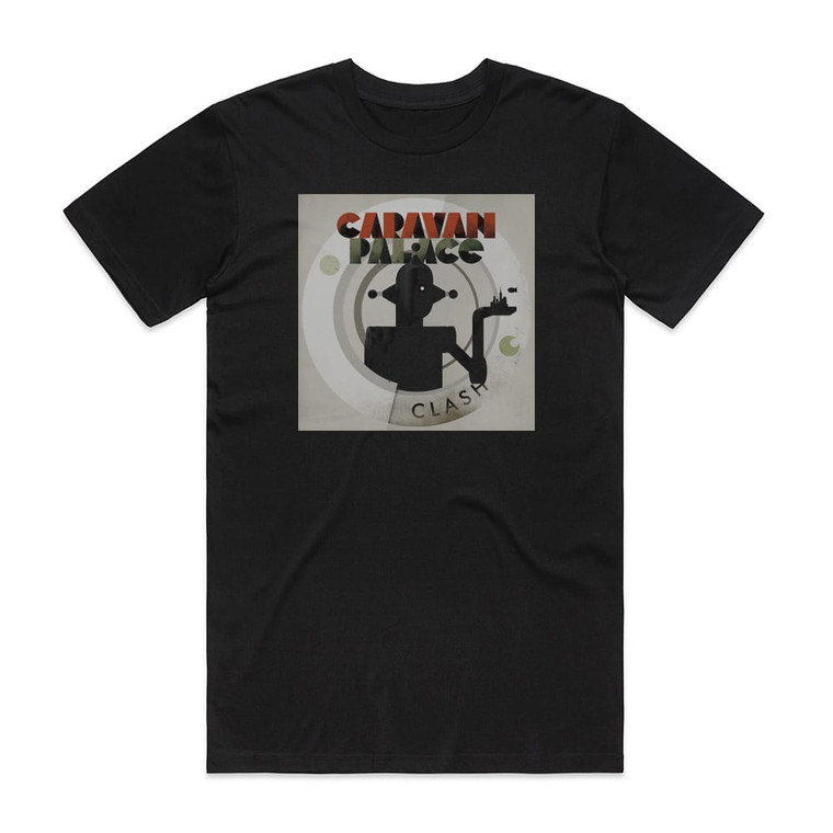 Caravan Palace Clash Remixes 1 Album Cover T-Shirt Black