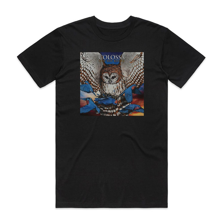 Colossa New Day Rising Album Cover T-Shirt Black