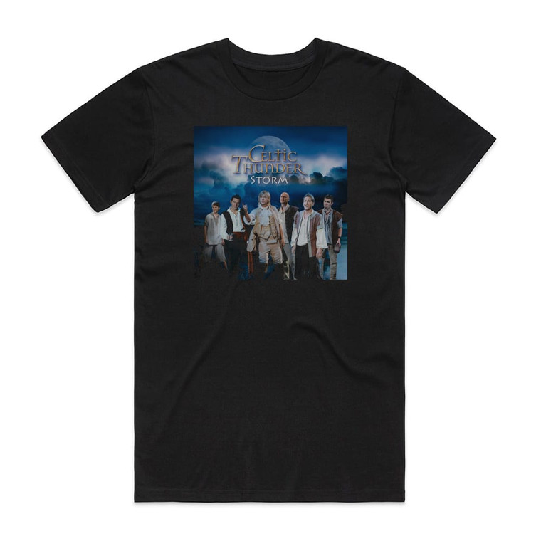 Celtic Thunder Storm Album Cover T-Shirt Black