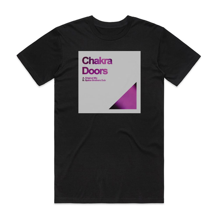 Chakra Doors Album Cover T-Shirt Black