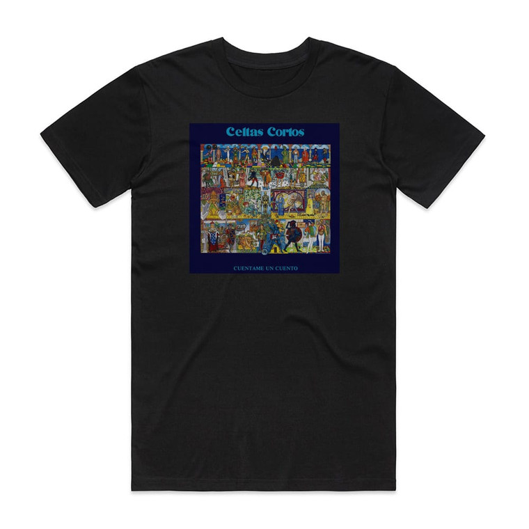 Celtas Cortos Cuntame Un Cuento Album Cover T-Shirt Black