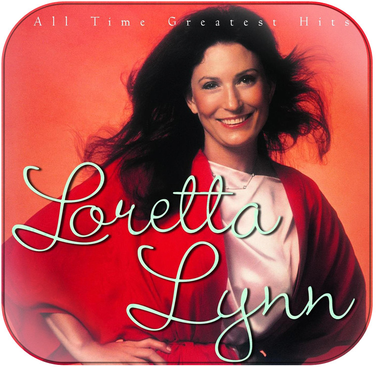 Loretta Lynn All Time Greatest Hits Album Cover Sticker