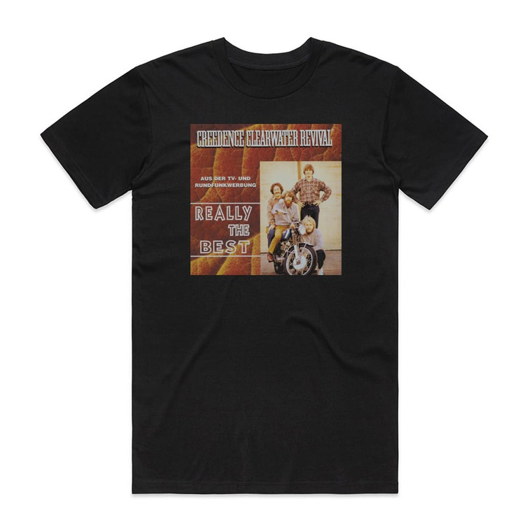 Creedence Clearwater Revival Really The Best Album Cover T-Shirt Black
