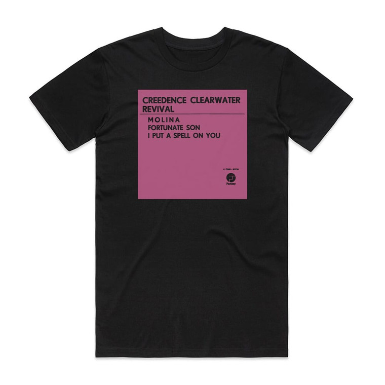 Creedence Clearwater Revival Molina Sailors Lament 1 Album Cover T-Shirt Black