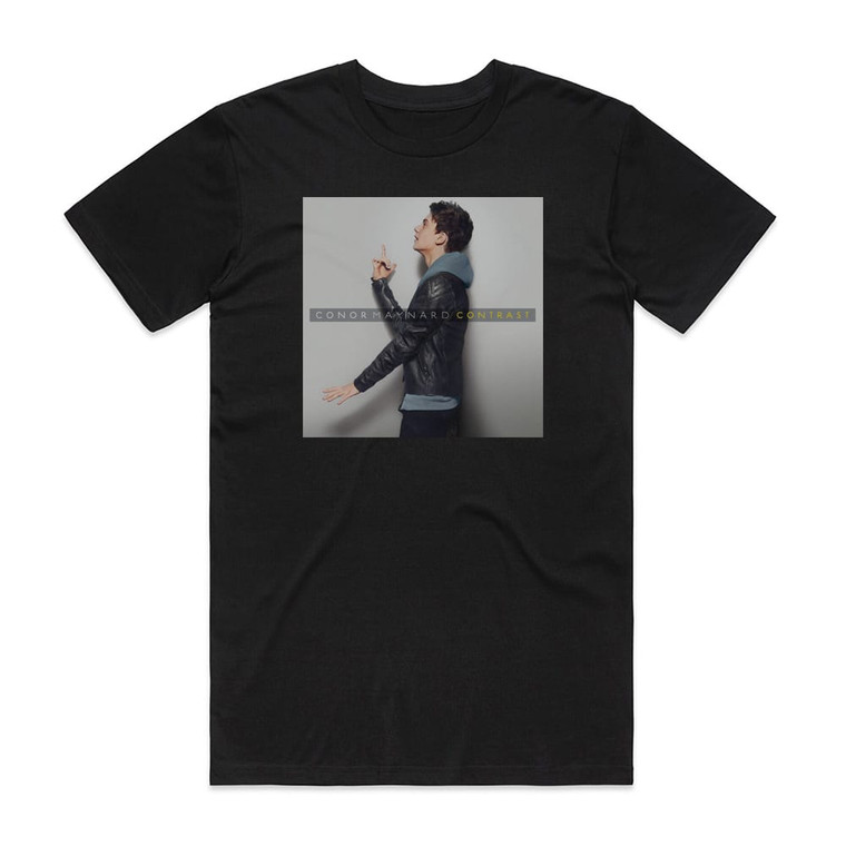 Conor Maynard Contrast Album Cover T-Shirt Black