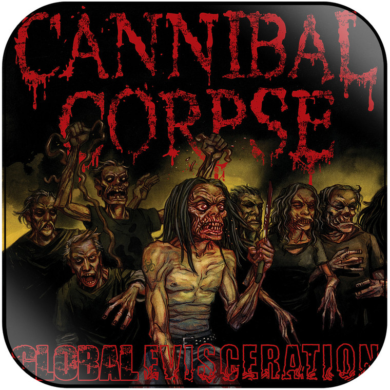 Cannibal Corpse Global Evisceration Album Cover Sticker Album Cover Sticker