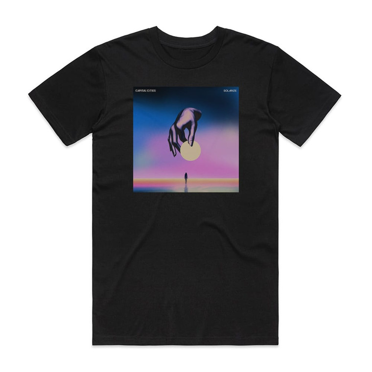 Capital Cities Solarize Album Cover T-Shirt Black