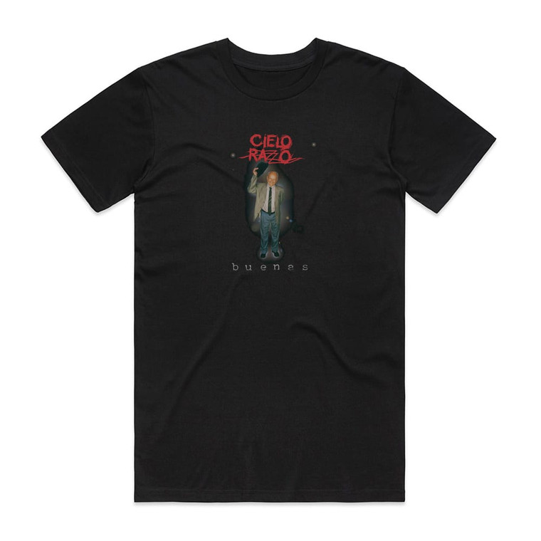 Cielo Razzo Buenas Album Cover T-Shirt Black