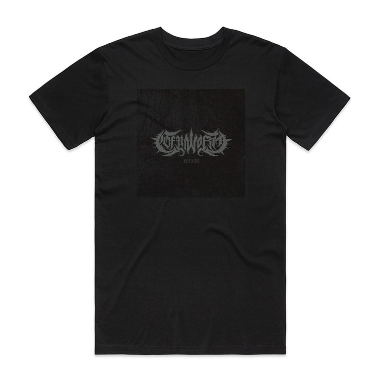 Coffinworm Iviviii Album Cover T-Shirt Black