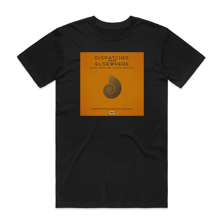 Claudia Sarne Dispatches From Elsewhere Music From The Jejune Institute Album Cover T-Shirt Black