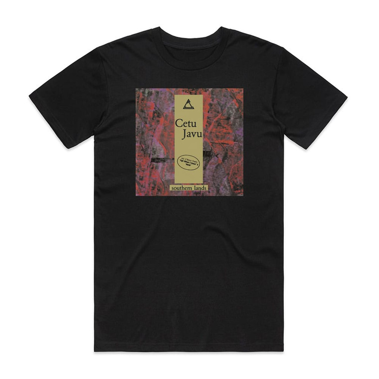 Cetu Javu Southern Lands Album Cover T-Shirt Black
