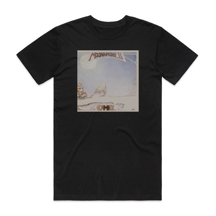 Camel Moonmadness 1 Album Cover T-Shirt Black