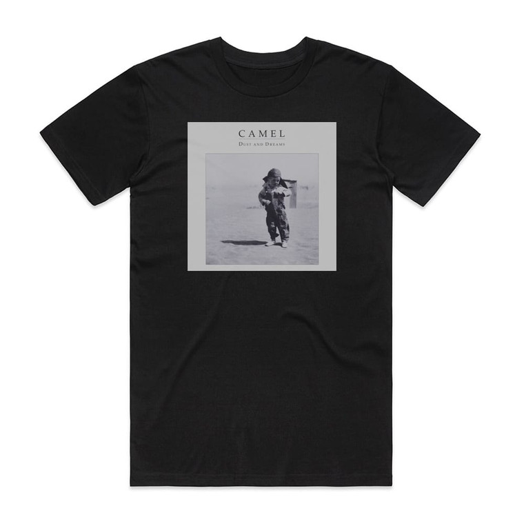 Camel Dust And Dreams Album Cover T-Shirt Black