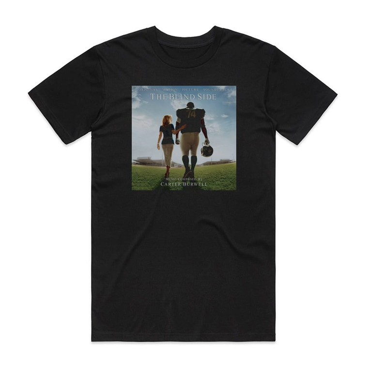 Carter Burwell The Blind Side Album Cover T-Shirt Black