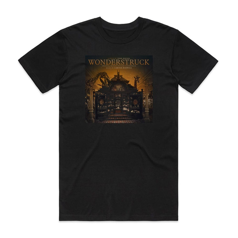 Carter Burwell Wonderstruck Album Cover T-Shirt Black