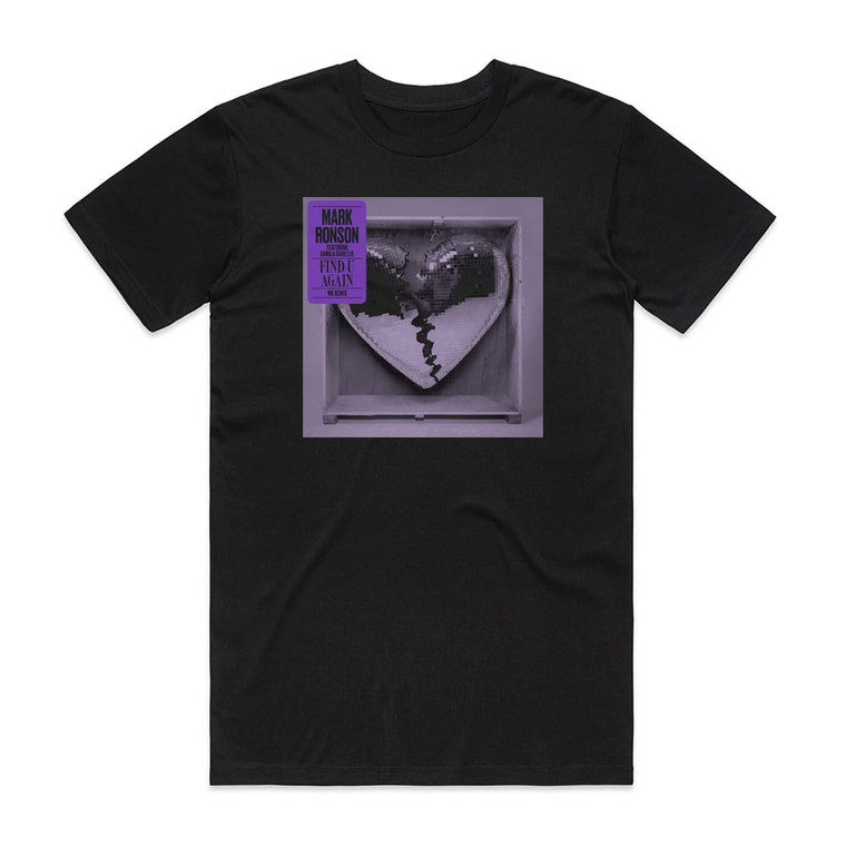 Cabello Camil Find U Again Mk Remix Album Cover T-Shirt Black