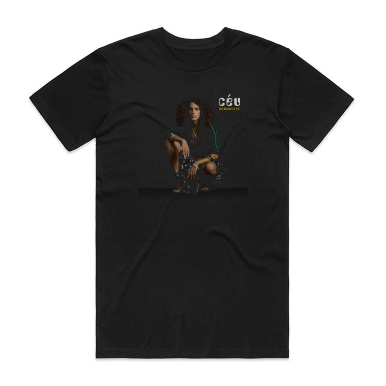 Ceu Remixed Ep Album Cover T-Shirt Black