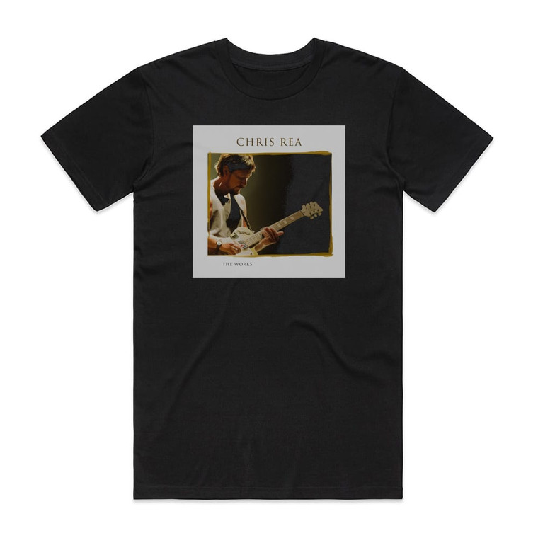 Chris Rea The Works A 3 Cd Retrospective Album Cover T-Shirt Black