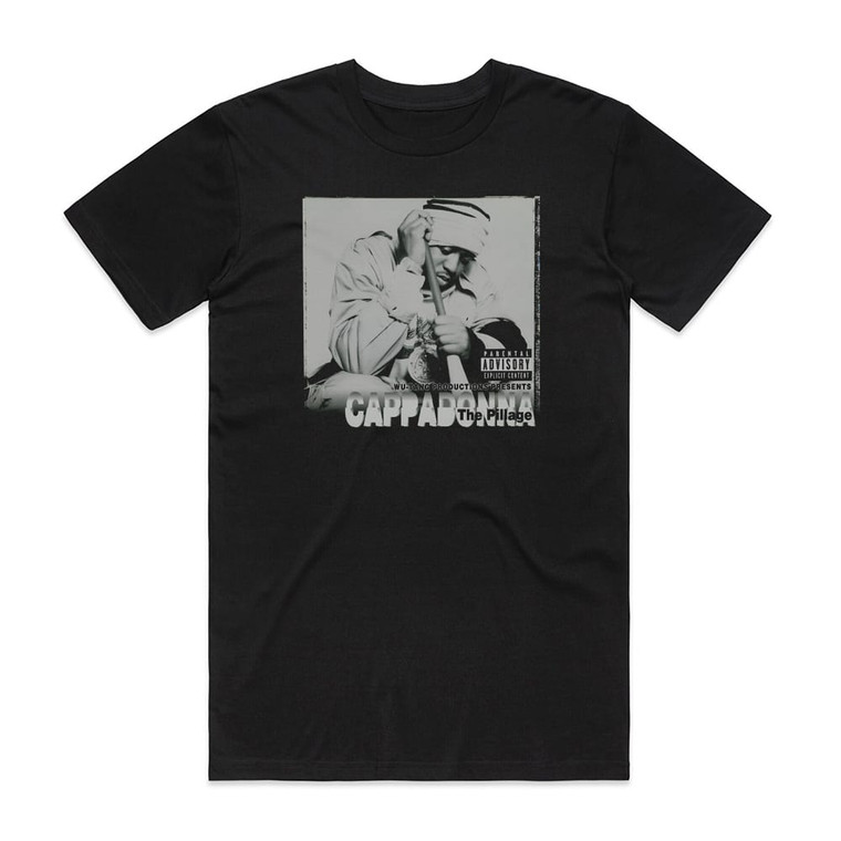 Cappadonna The Pillage Album Cover T-Shirt Black