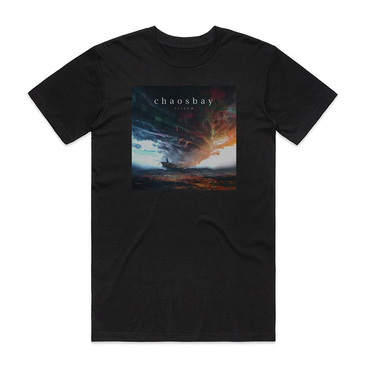 Chaosbay Asylum Album Cover T-Shirt Black