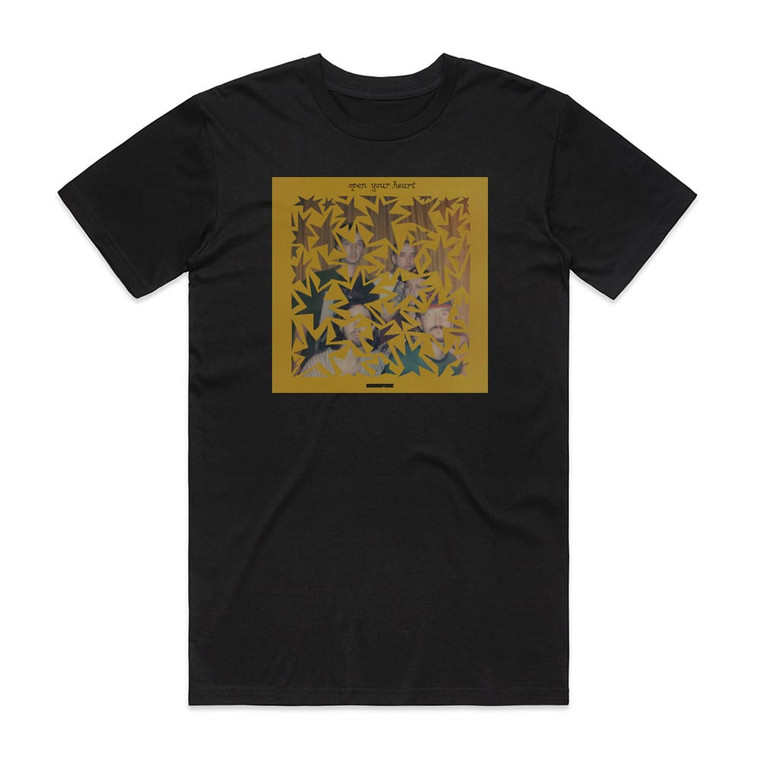 Citizen Open Your Heart Album Cover T-Shirt Black