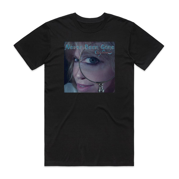 Carly Simon Never Been Gone 1 Album Cover T-Shirt Black