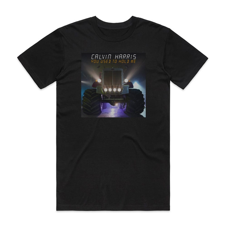 Calvin Harris You Used To Hold Me Album Cover T-Shirt Black