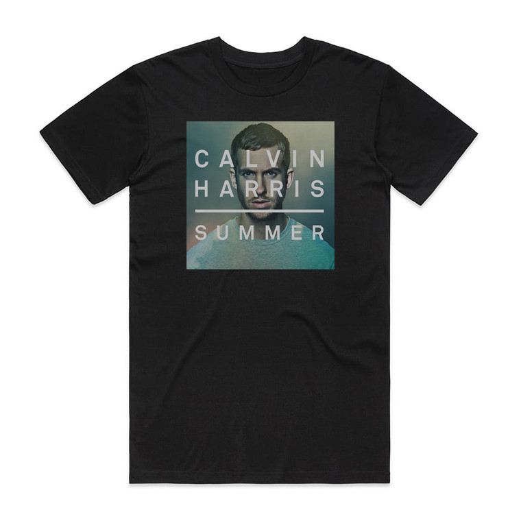 Calvin Harris Summer 2 Album Cover T-Shirt Black